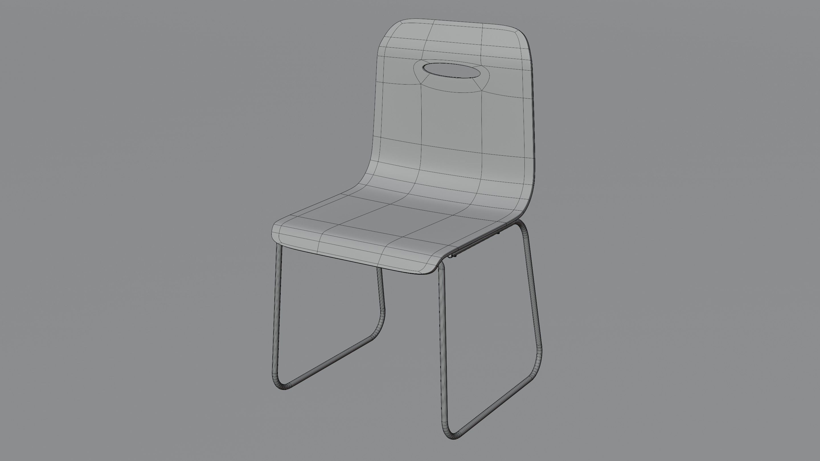 Office Chair 3D model_4