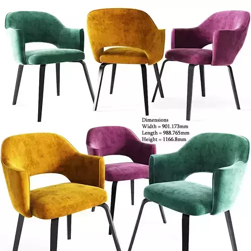 Eero Saarinen Executive Armchair 3D model