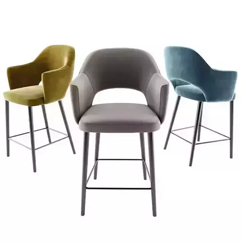 Eero Saarinen Executive Counter Stool 3D model