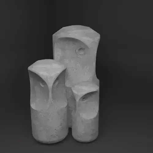 OWL stone statuette