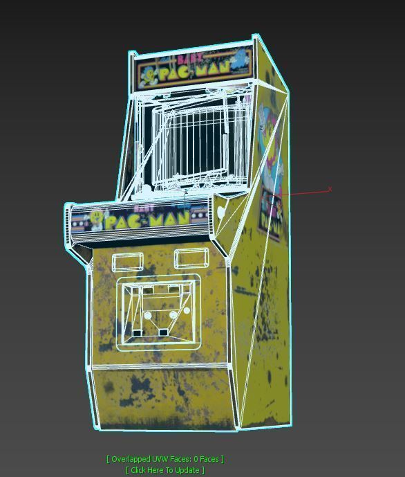 Old Arcade Machine 3D model_18