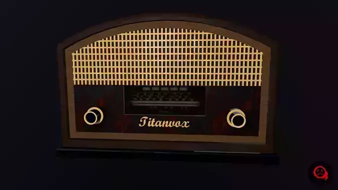 Old Vintage-Style Radio