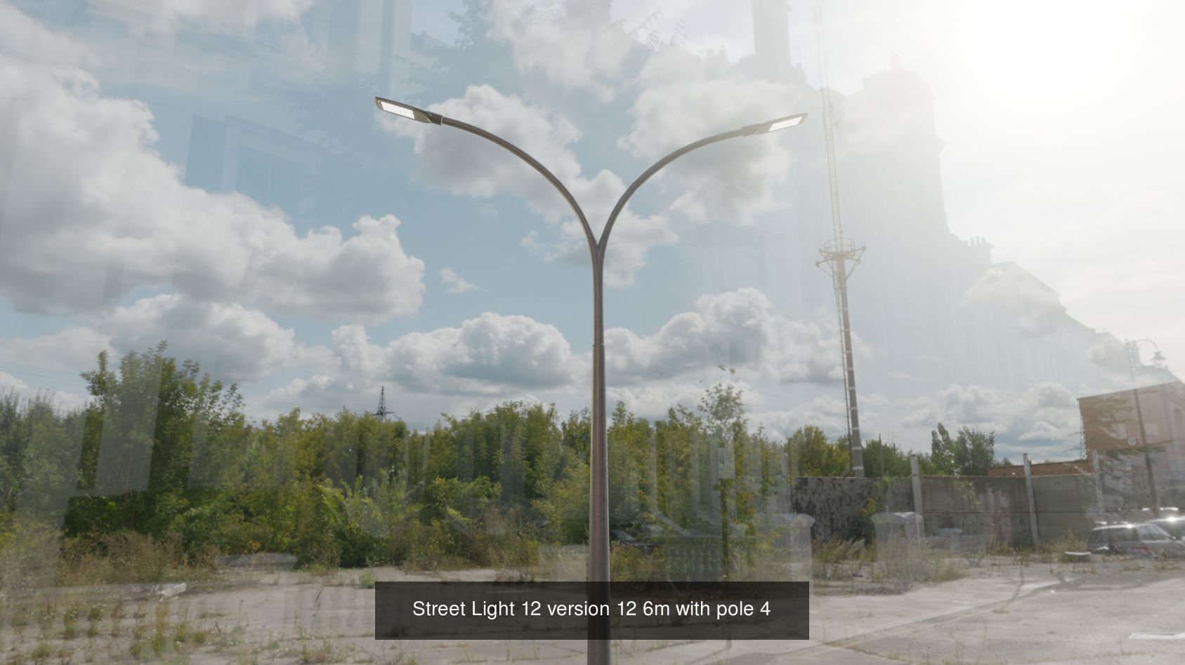 Street Light 12 3D Model Collection_8