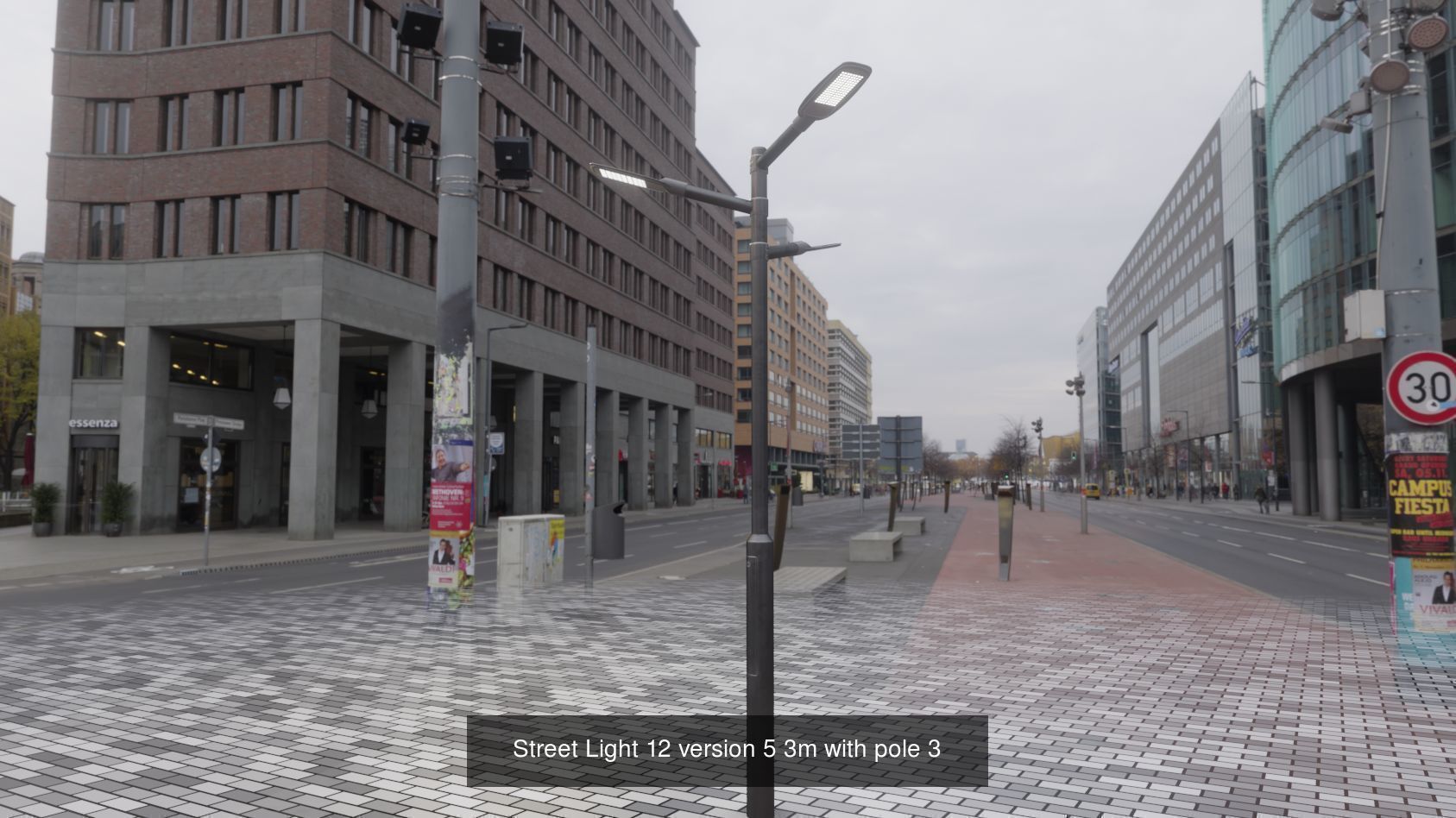 Street Light 12 3D Model Collection_15