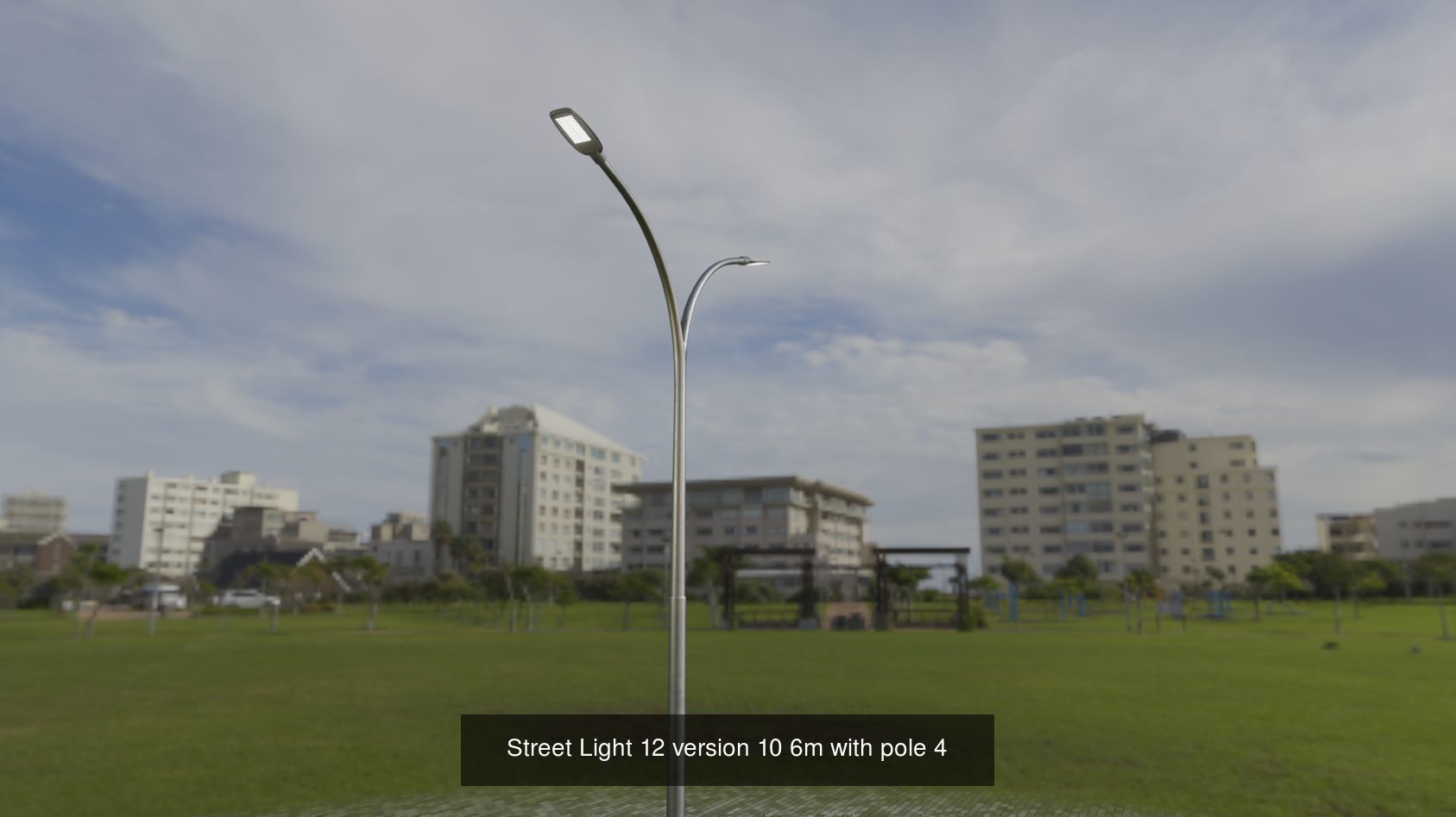 Street Light 12 3D Model Collection_10