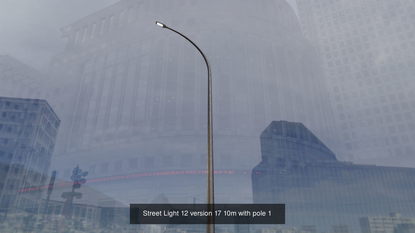 Street Light 12 3D Model Collection_3