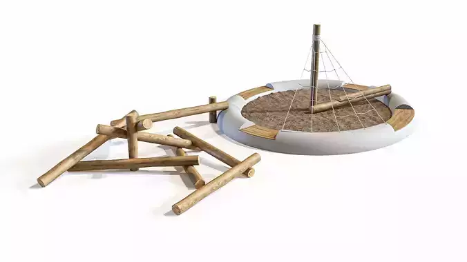 Playground Sandbox by Taiga 3D model