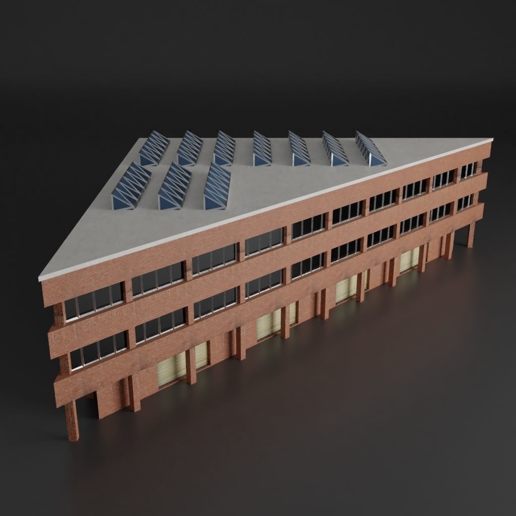 URBAN CITY SCENE Low-poly 3D model_39