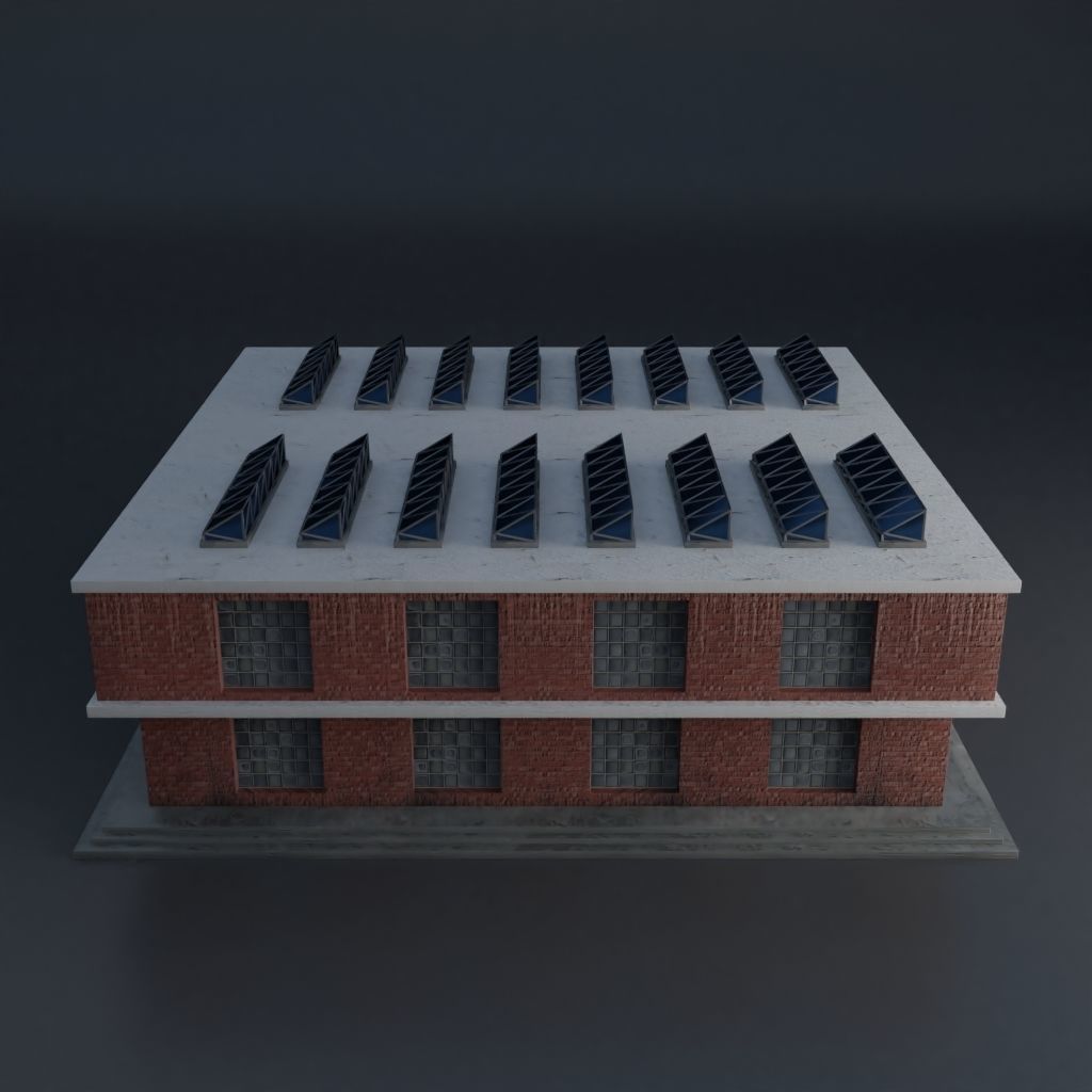 URBAN CITY SCENE Low-poly 3D model_62