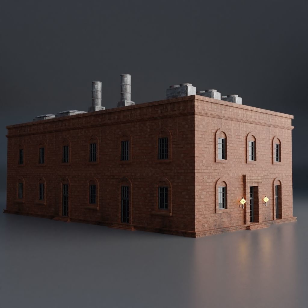 URBAN CITY SCENE Low-poly 3D model_59