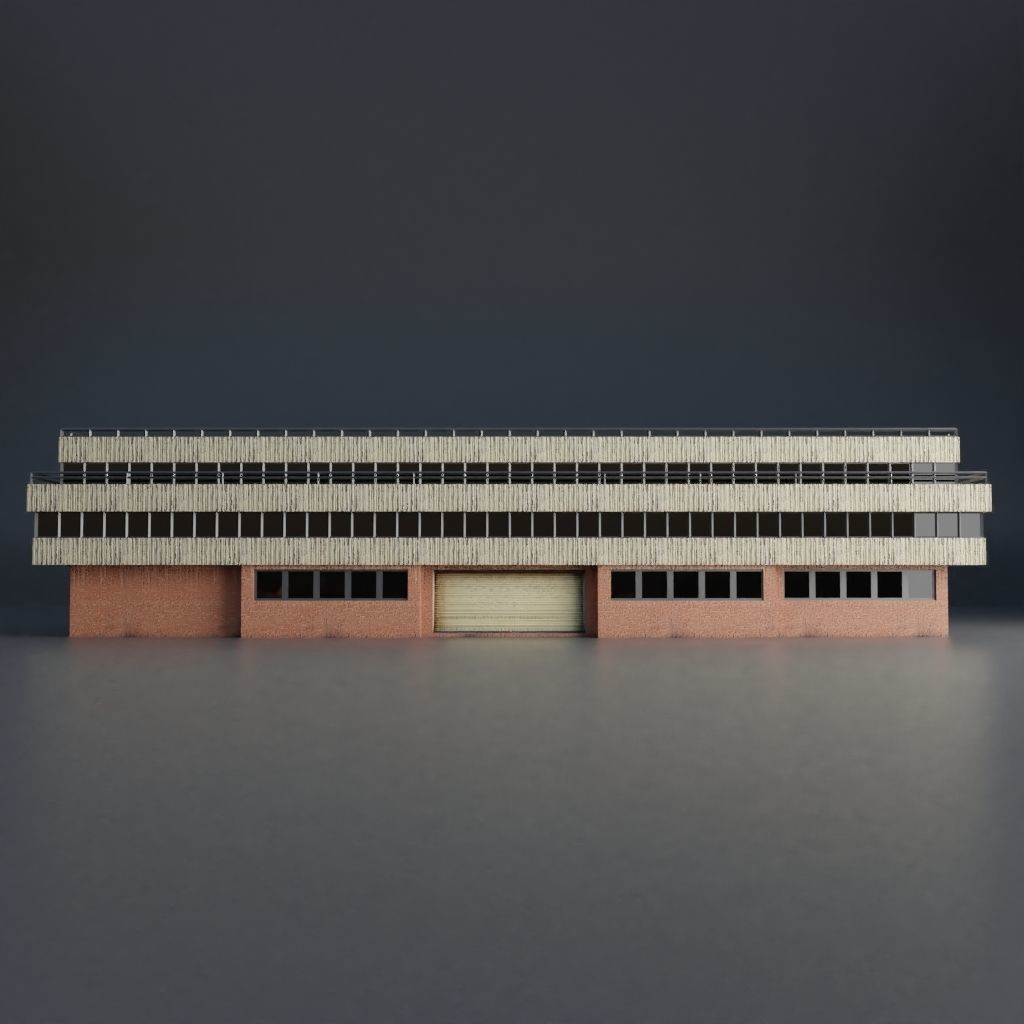 URBAN CITY SCENE Low-poly 3D model_40