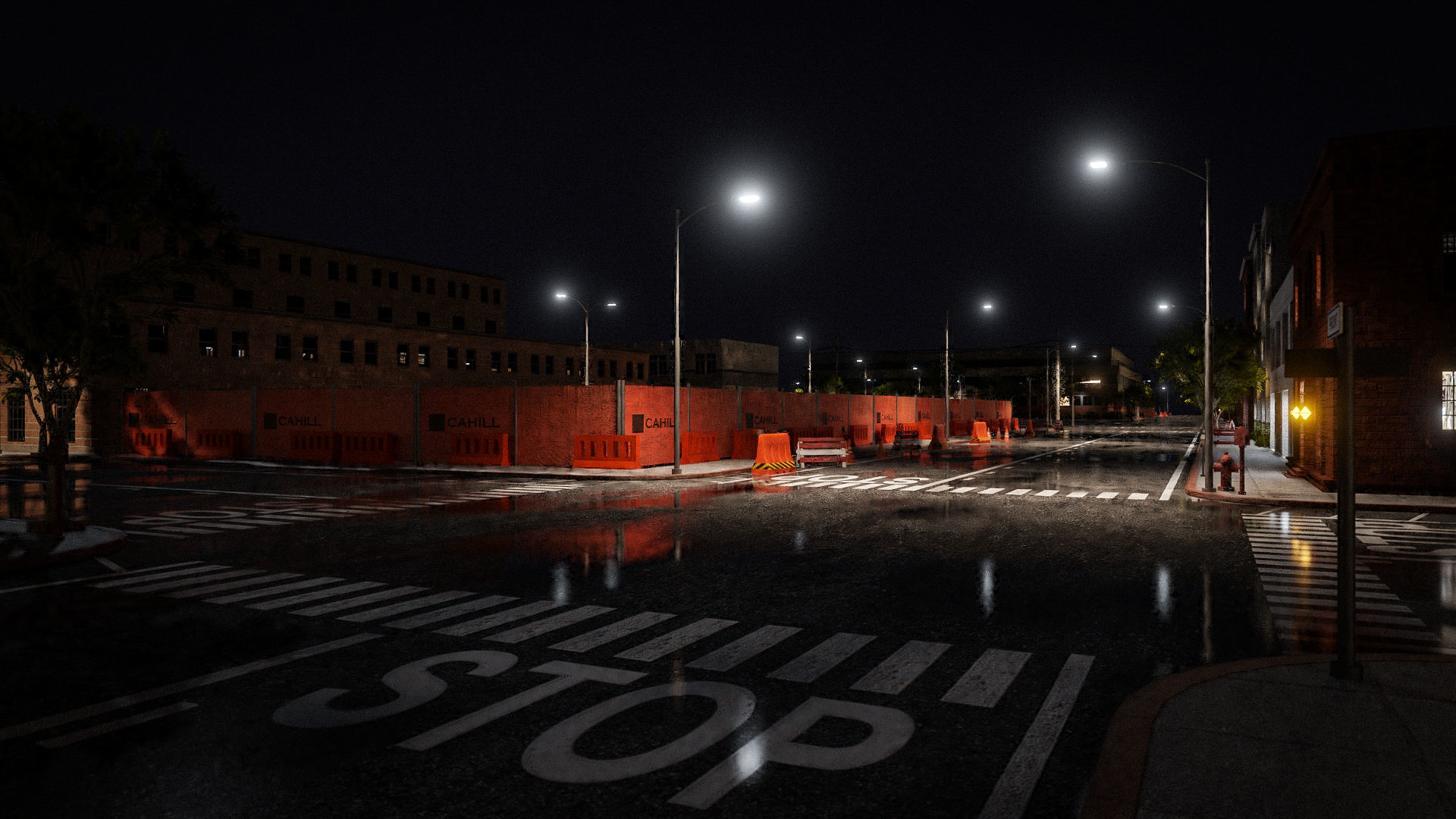 URBAN CITY SCENE Low-poly 3D model_23