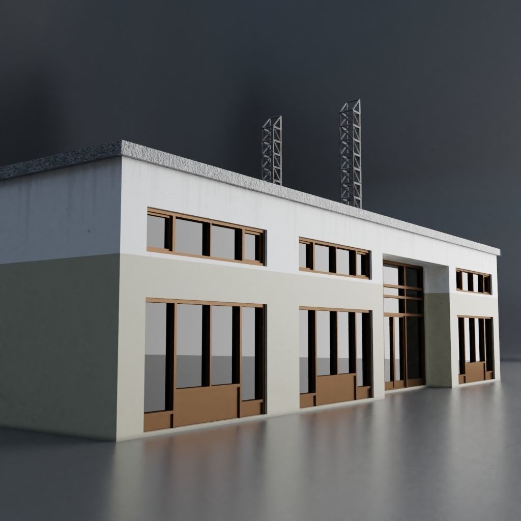 URBAN CITY SCENE Low-poly 3D model_68