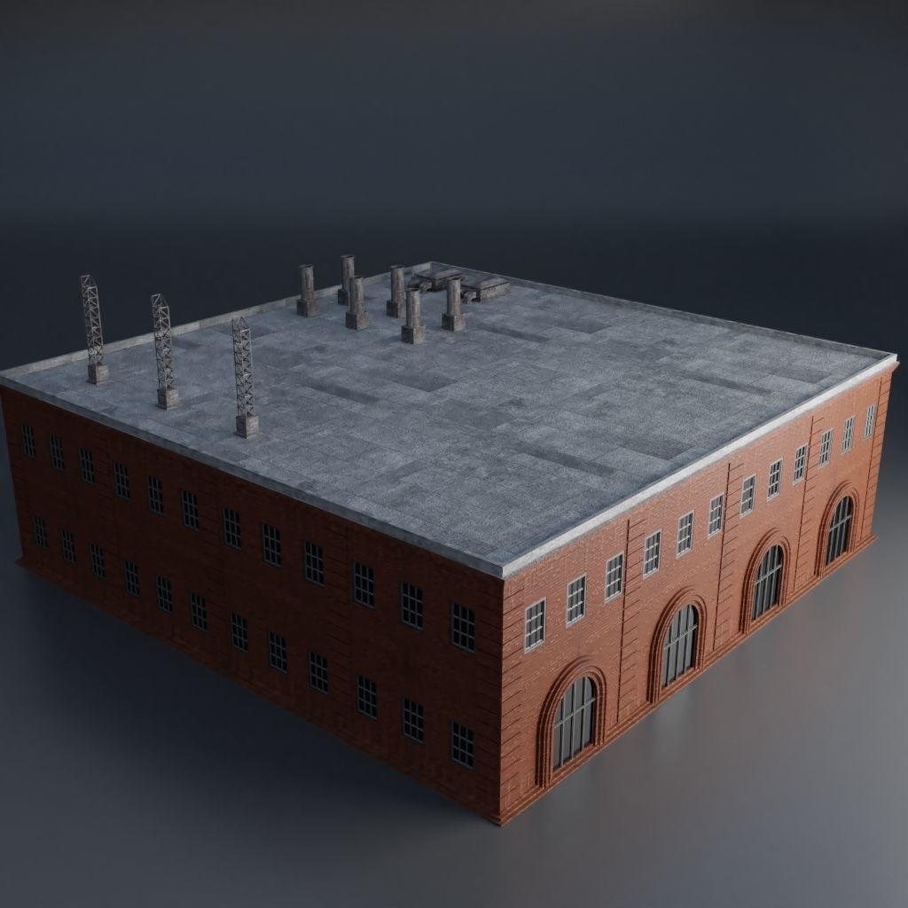 URBAN CITY SCENE Low-poly 3D model_53