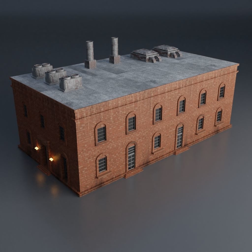 URBAN CITY SCENE Low-poly 3D model_61