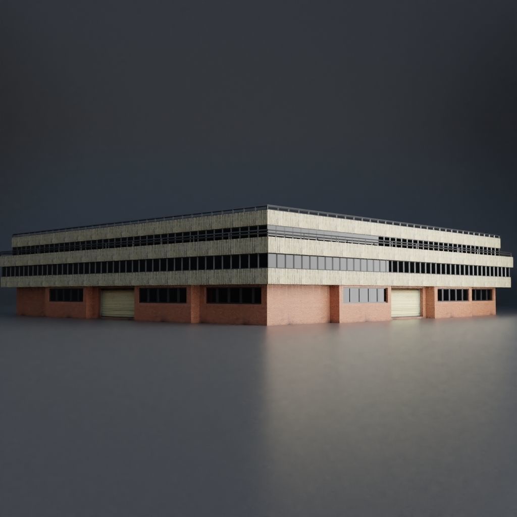 URBAN CITY SCENE Low-poly 3D model_41