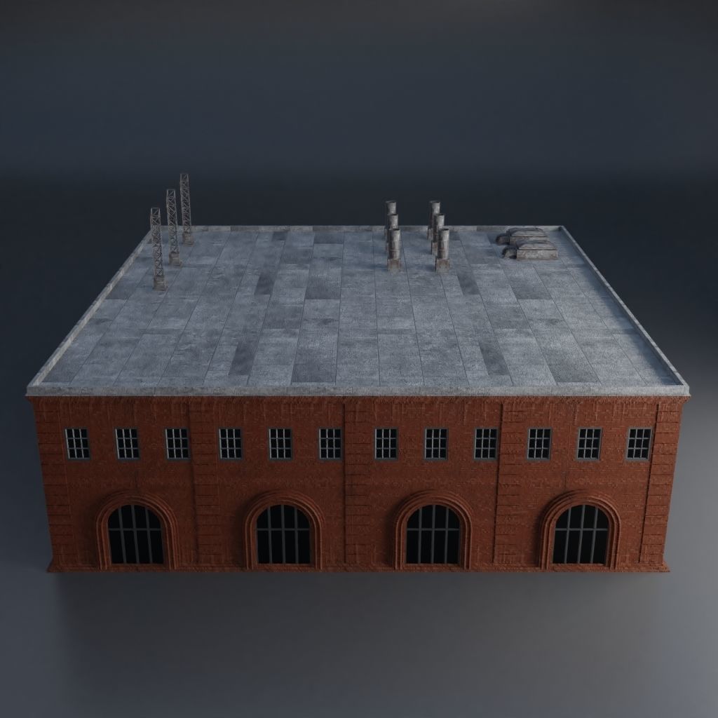 URBAN CITY SCENE Low-poly 3D model_38