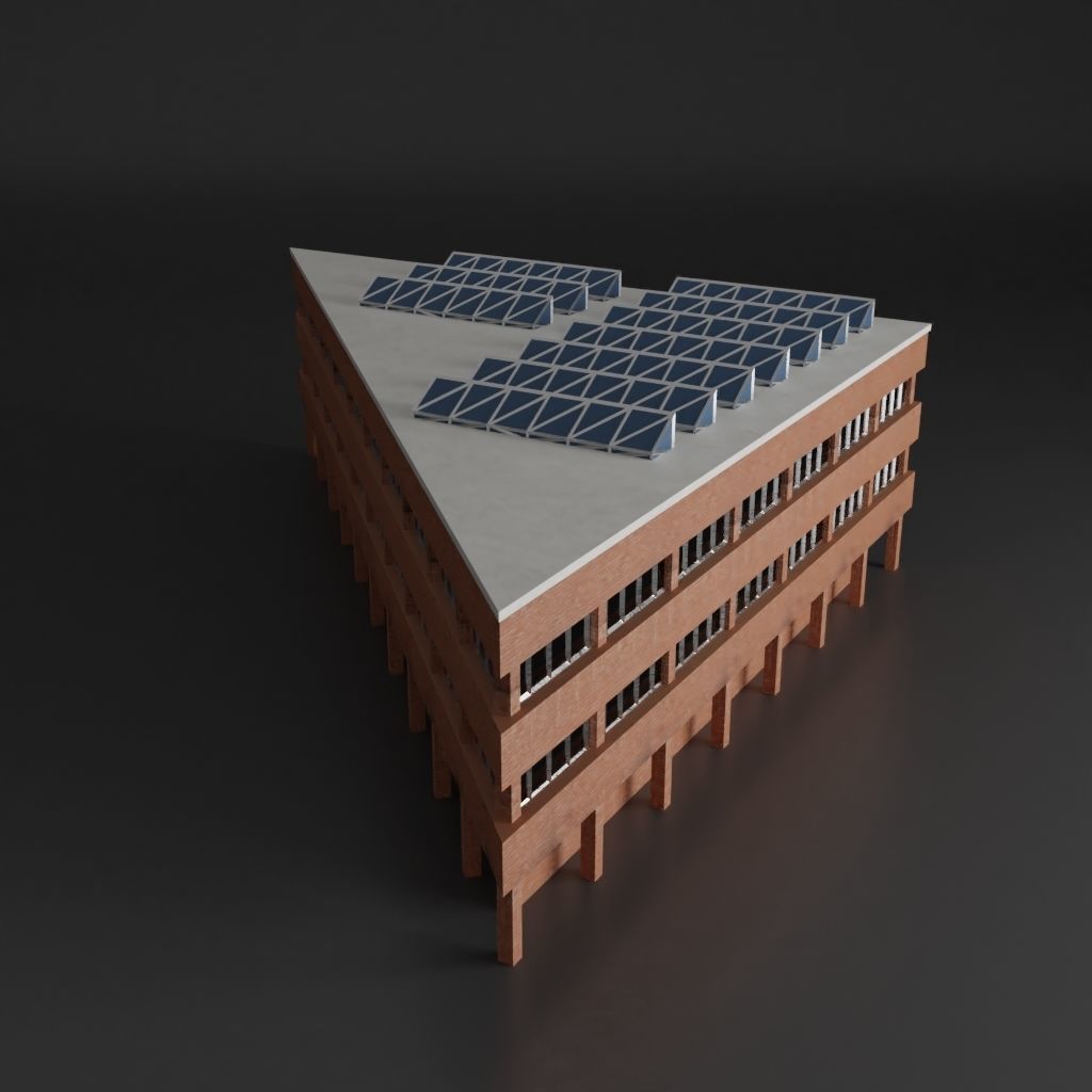 URBAN CITY SCENE Low-poly 3D model_34