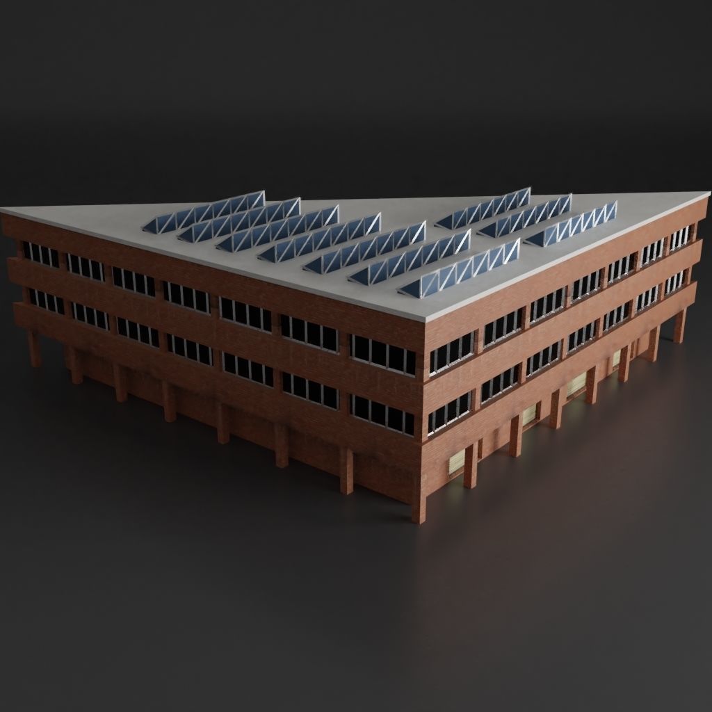 URBAN CITY SCENE Low-poly 3D model_52
