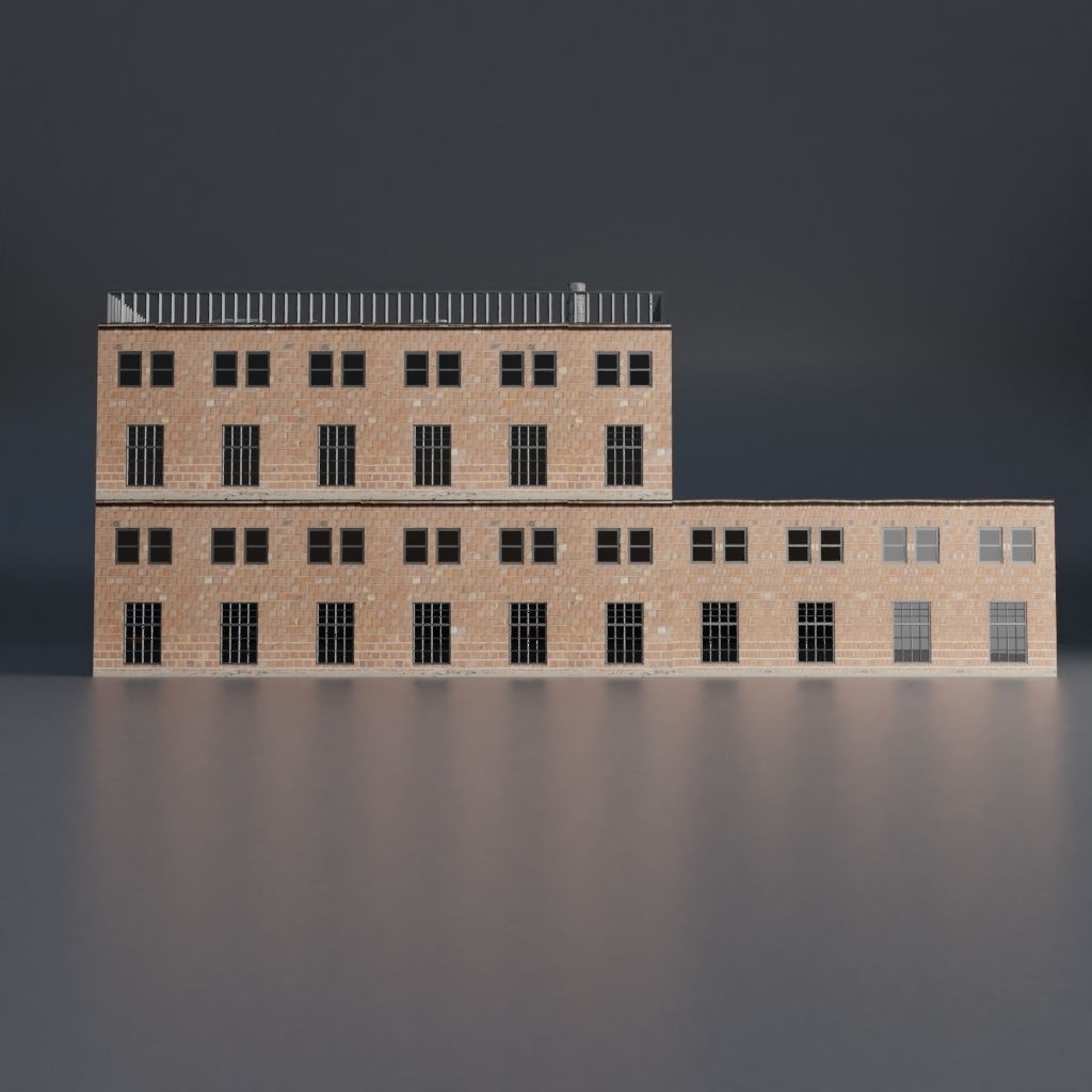 URBAN CITY SCENE Low-poly 3D model_55