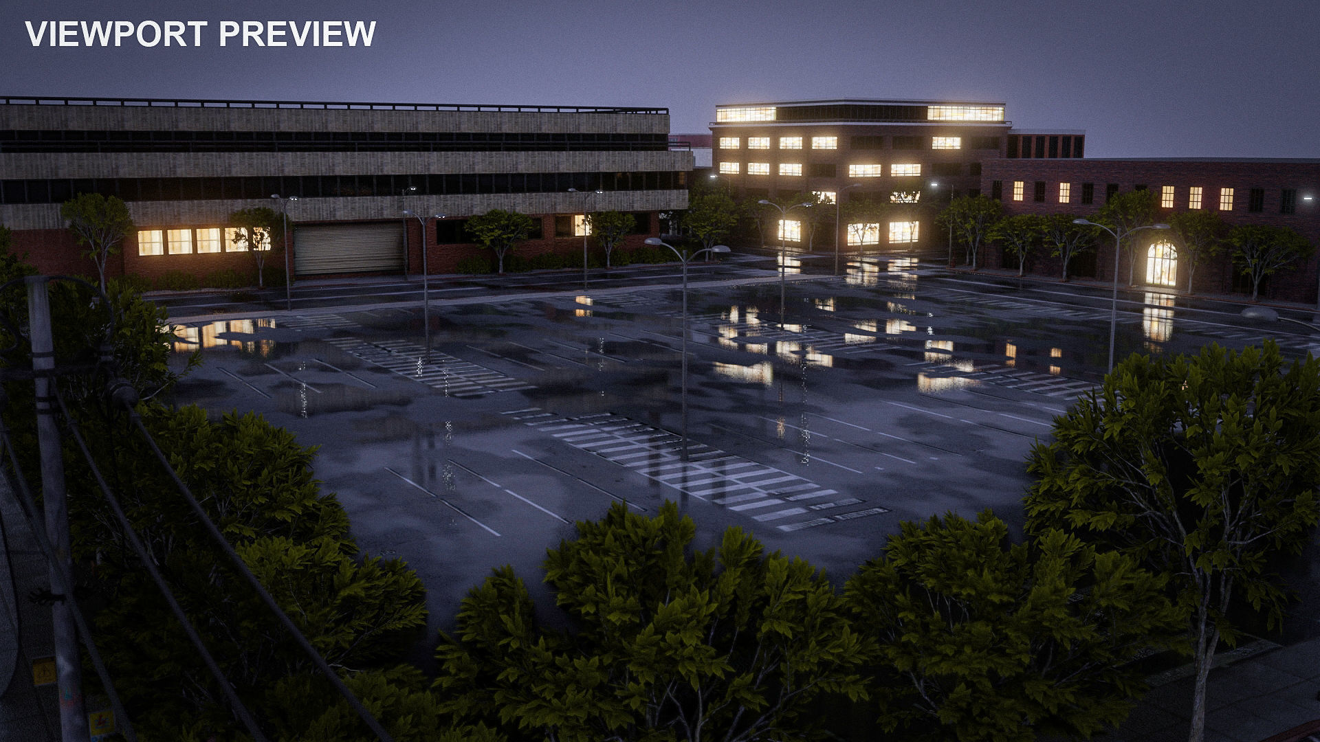 URBAN CITY SCENE Low-poly 3D model_20