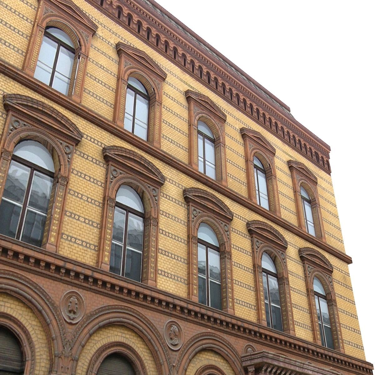 Apartment House 207 Low-poly 3D model_7