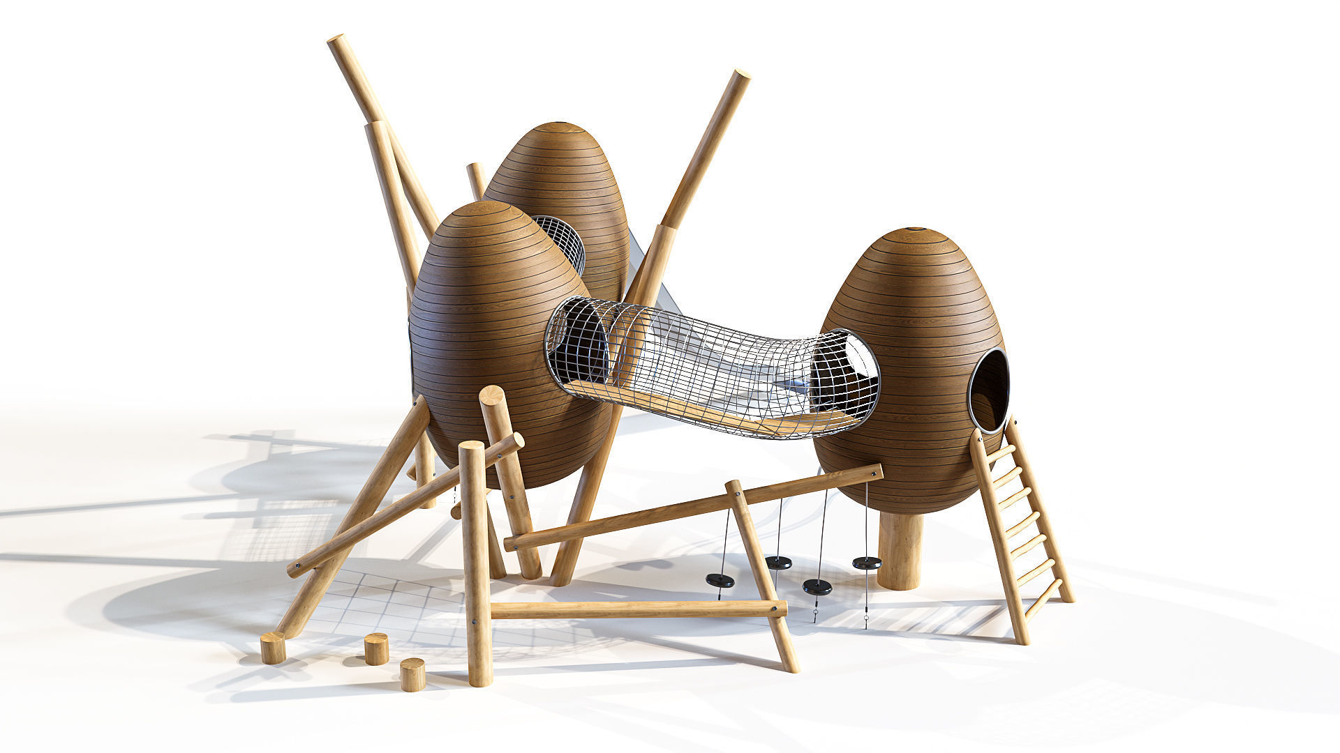 Playground Nests by Taiga 3D model_1
