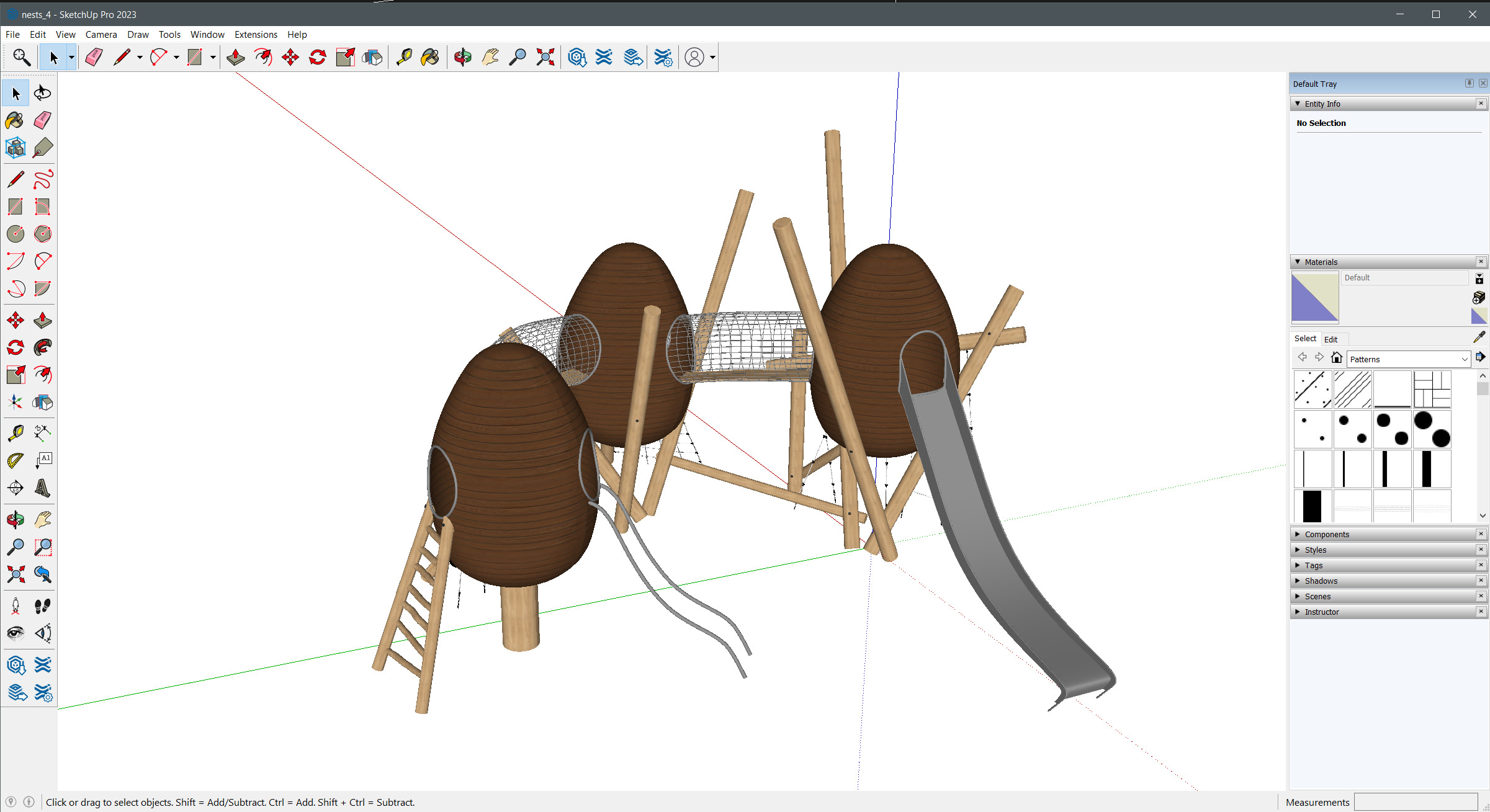 Playground Nests by Taiga 3D model_7