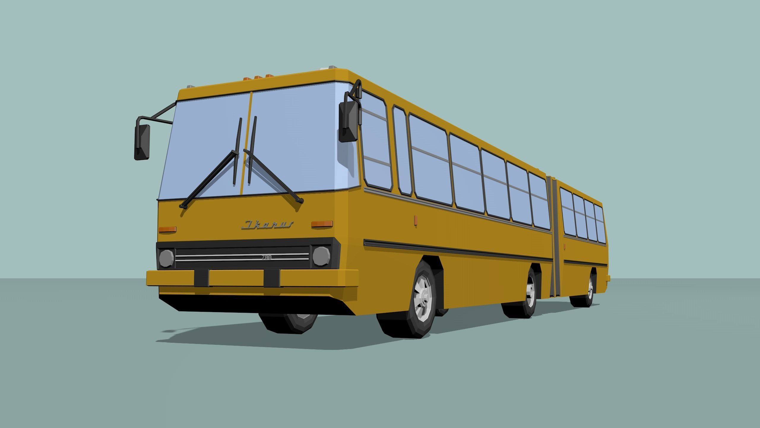 passenger bus 3D model_13