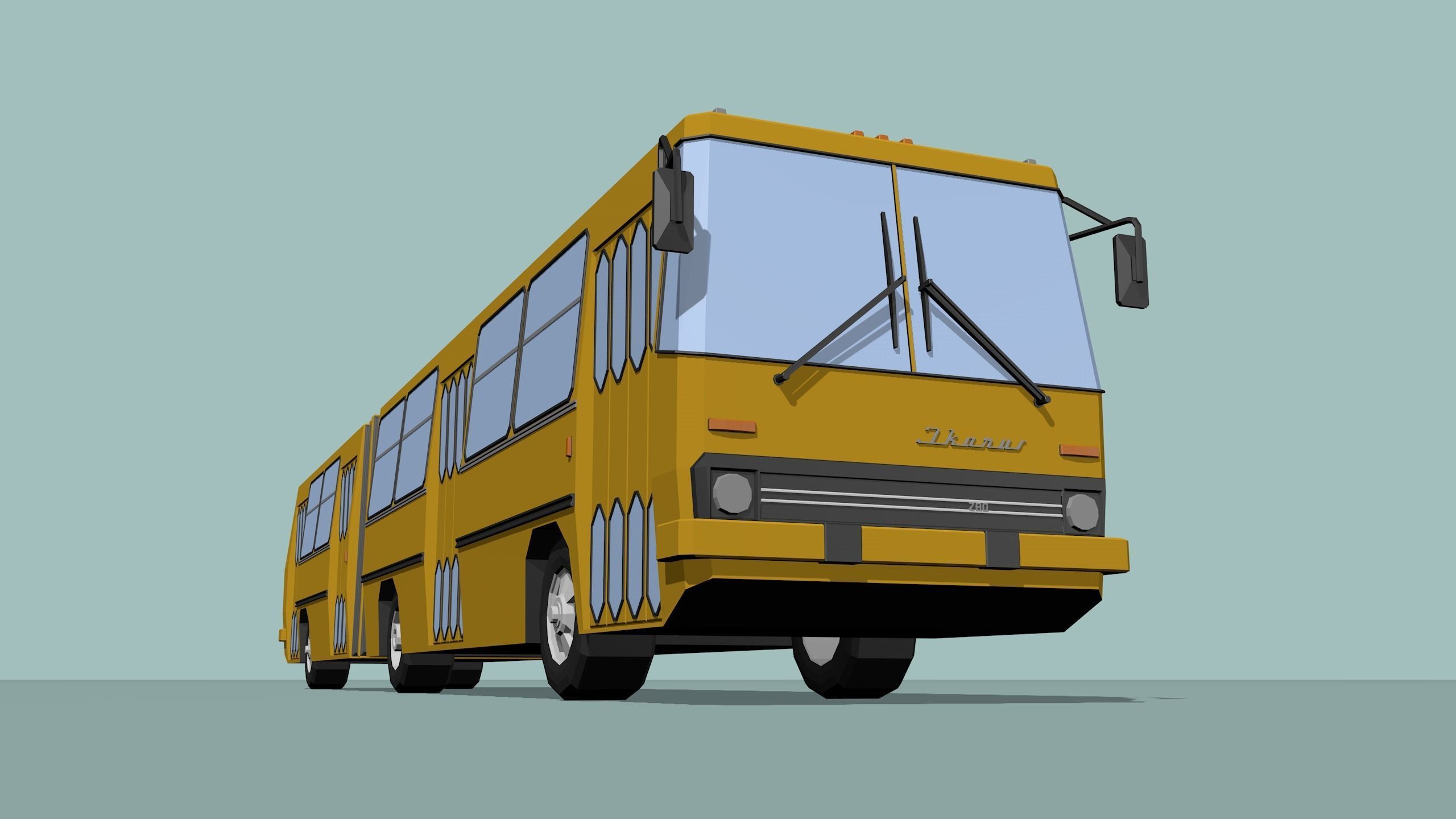 passenger bus 3D model_14