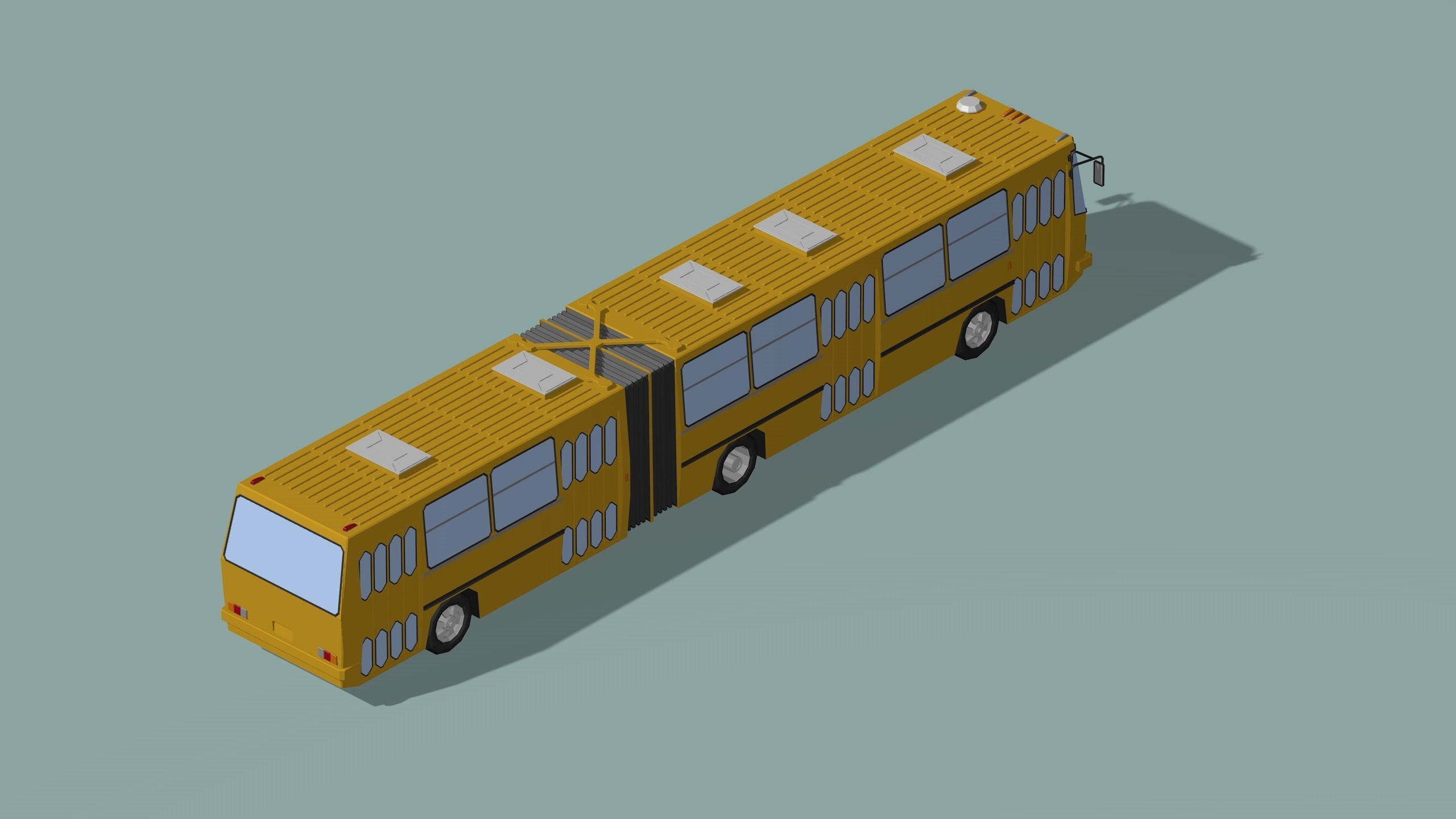 passenger bus 3D model_1