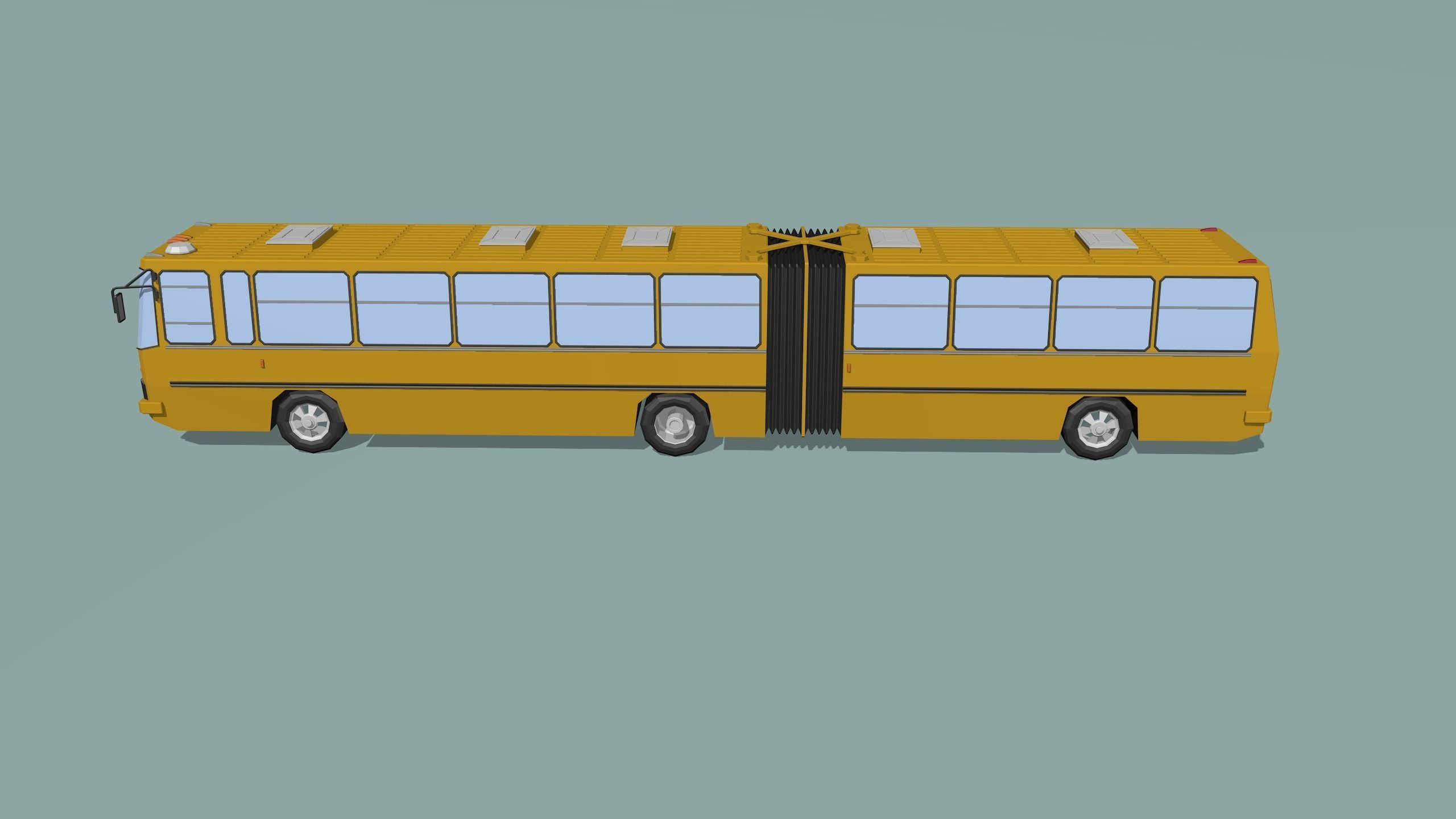 passenger bus 3D model_4
