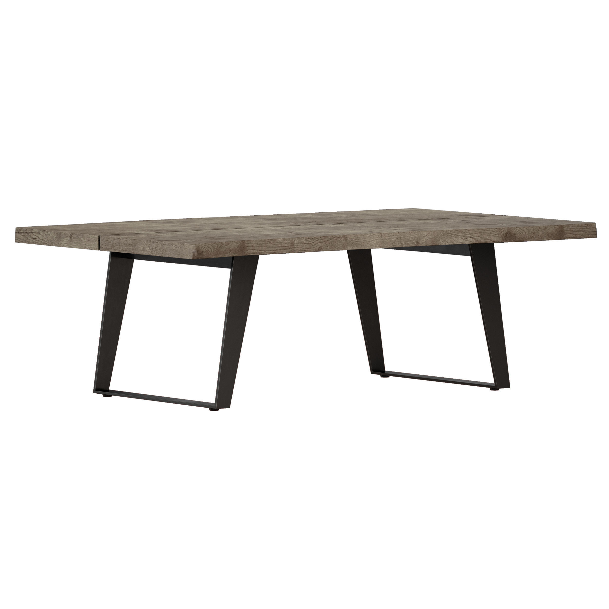 Yukon Grey Coffee Table Crate and Barrel 3D model_5