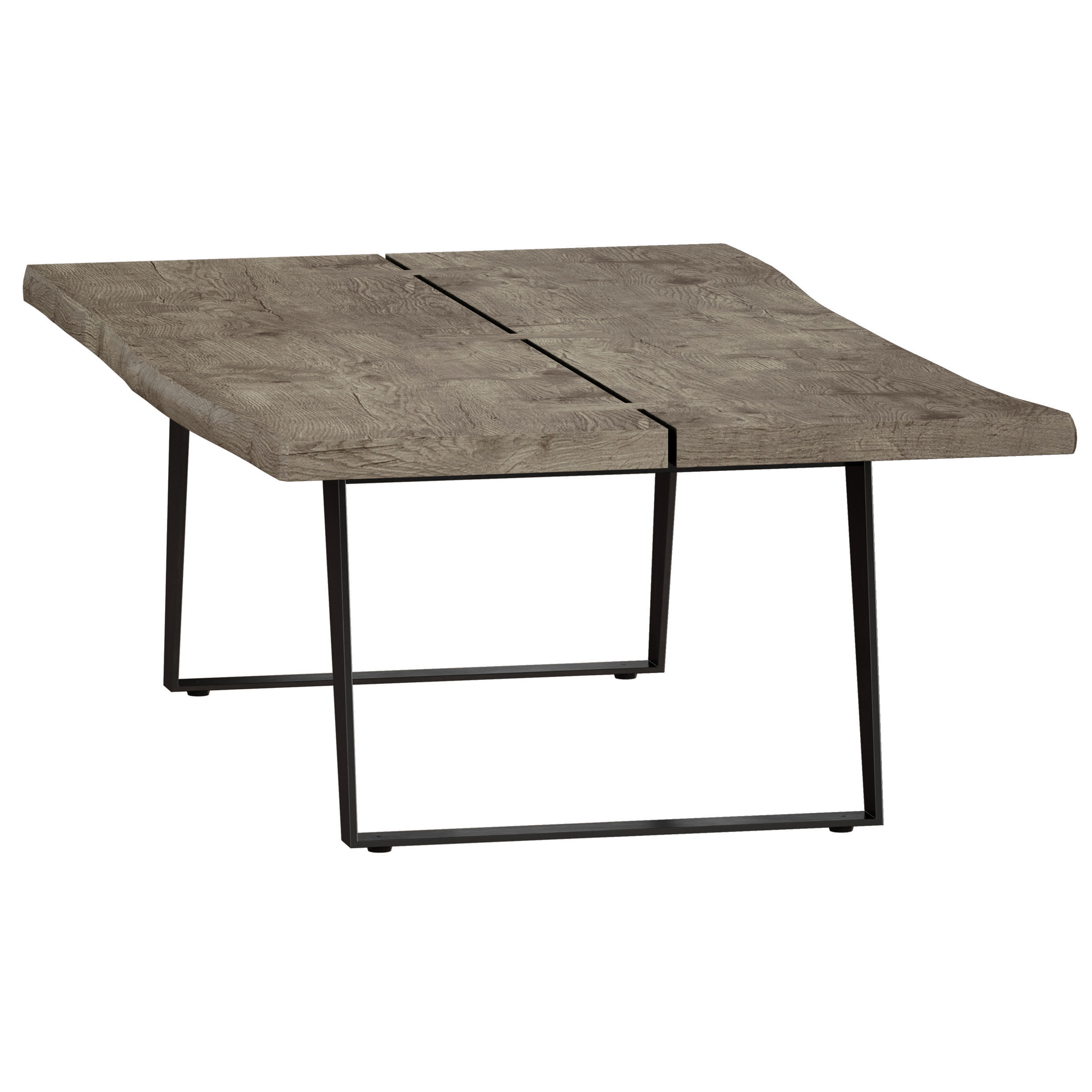 Yukon Grey Coffee Table Crate and Barrel 3D model_7
