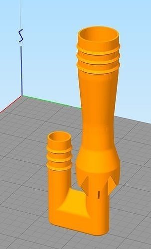 Water Suction Jet Pump Ejector 3D print model