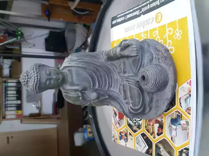Budda Smoker incense stick 3d-scan 3D print model