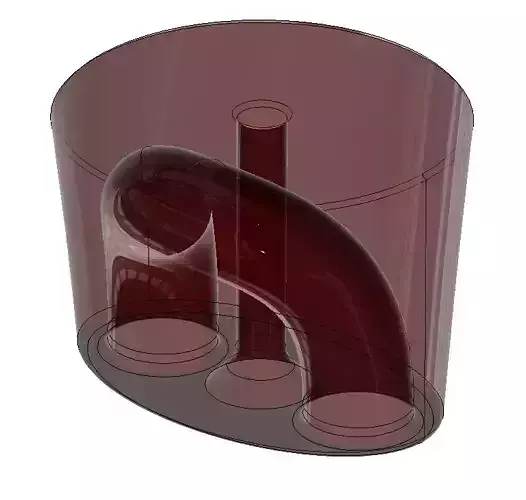 eyelet loop for rope only 1 screw necessary