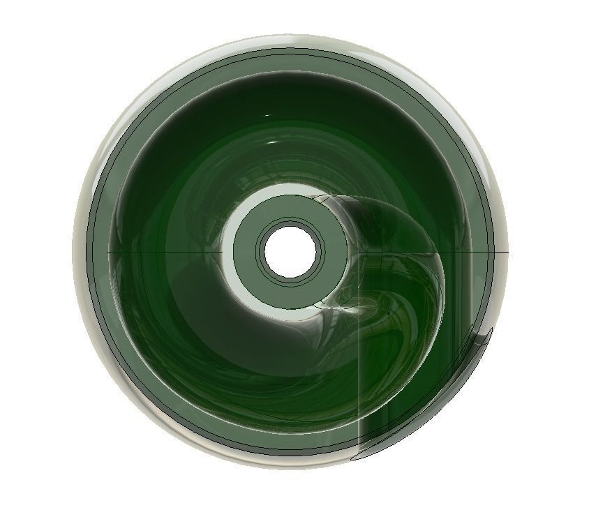 eyelet loop for rope only 1 screw necessary 3D print model_5