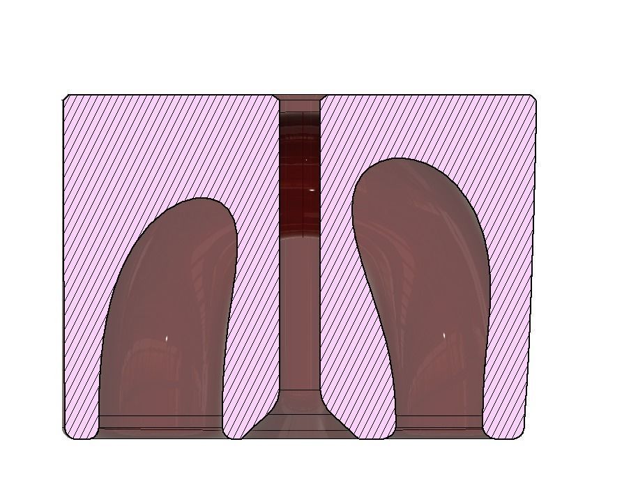 eyelet loop for rope only 1 screw necessary 3D print model_1