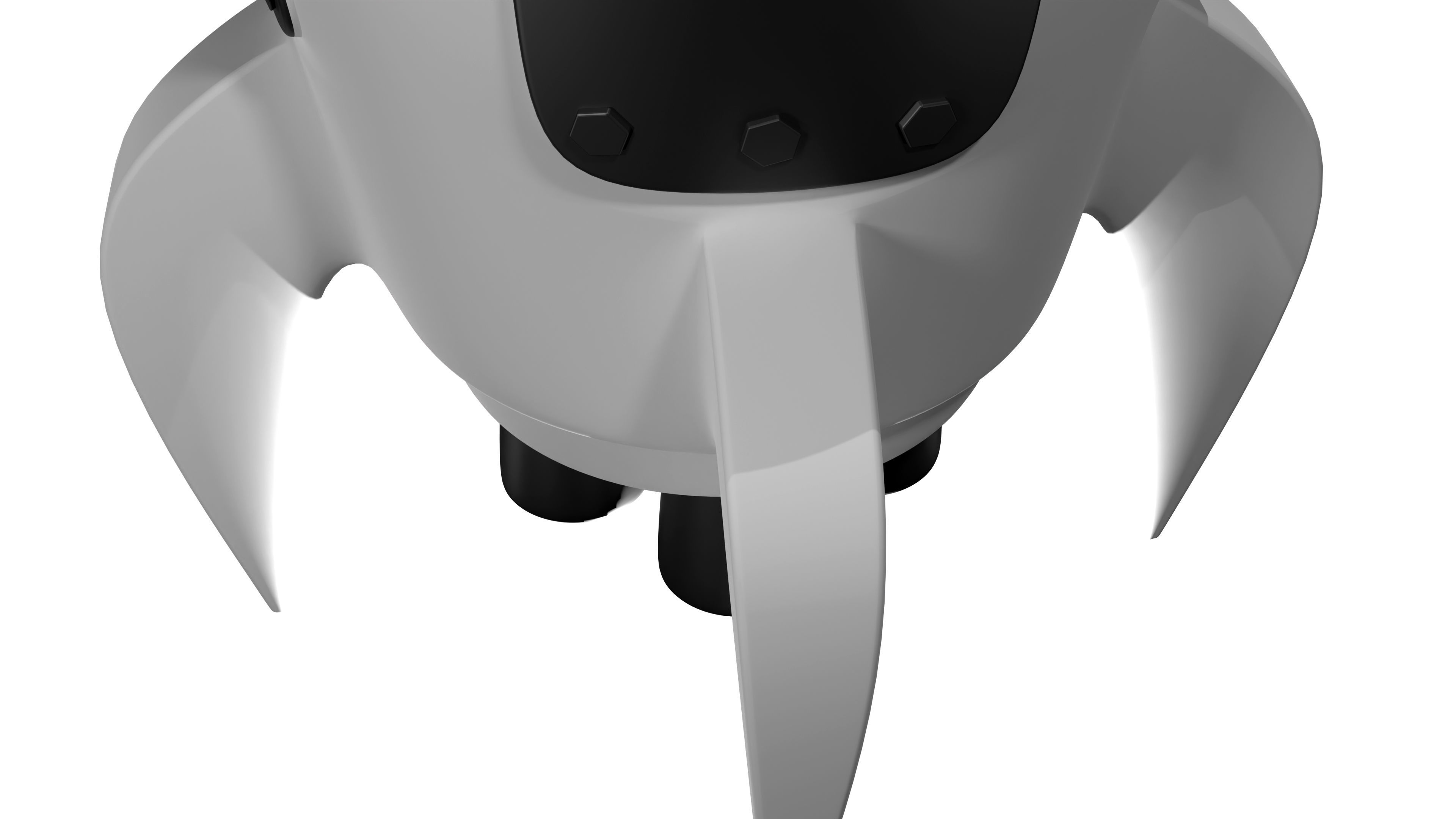 Toy Rocket Space Ship 3D model_6