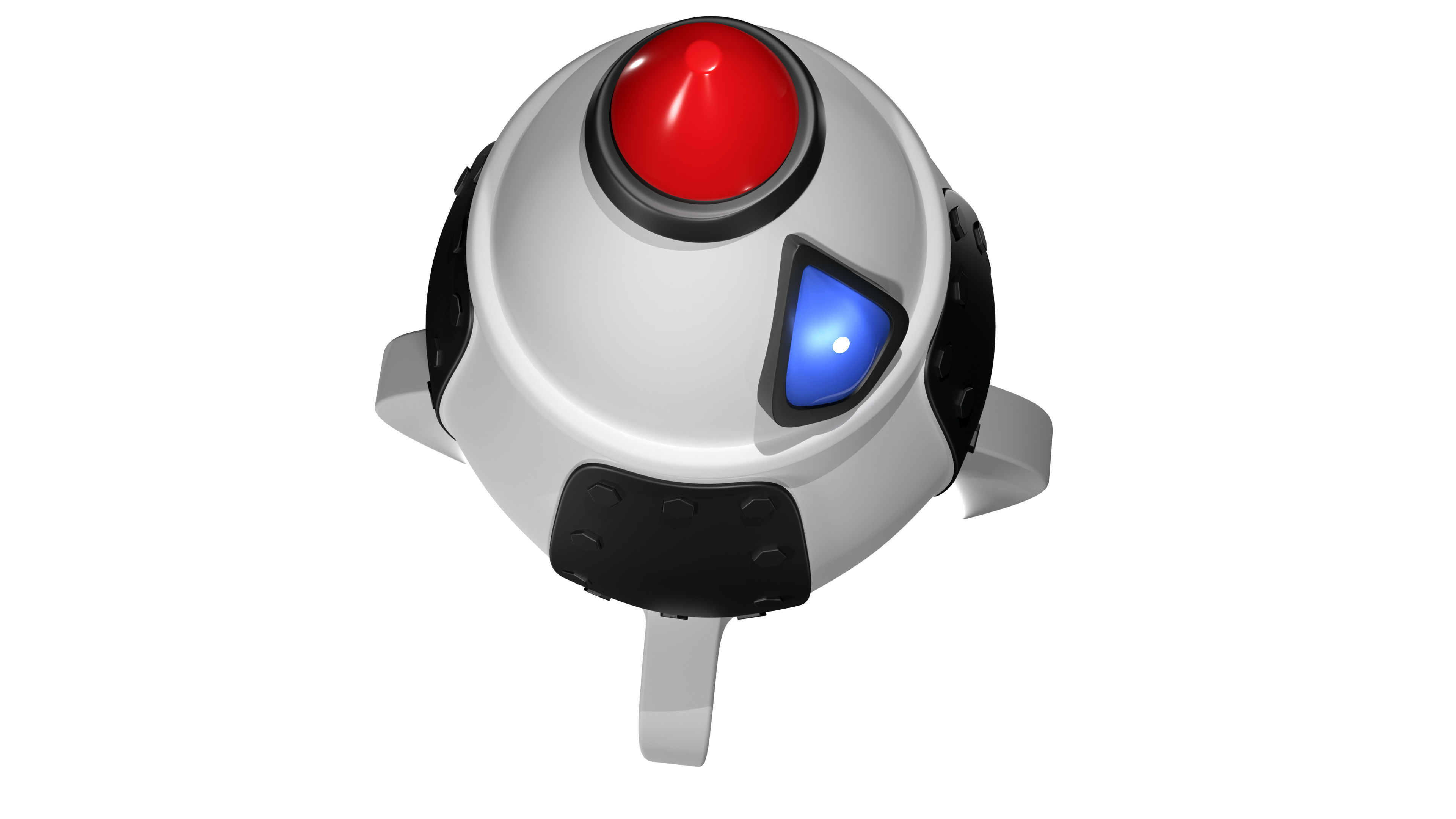 Toy Rocket Space Ship 3D model_3