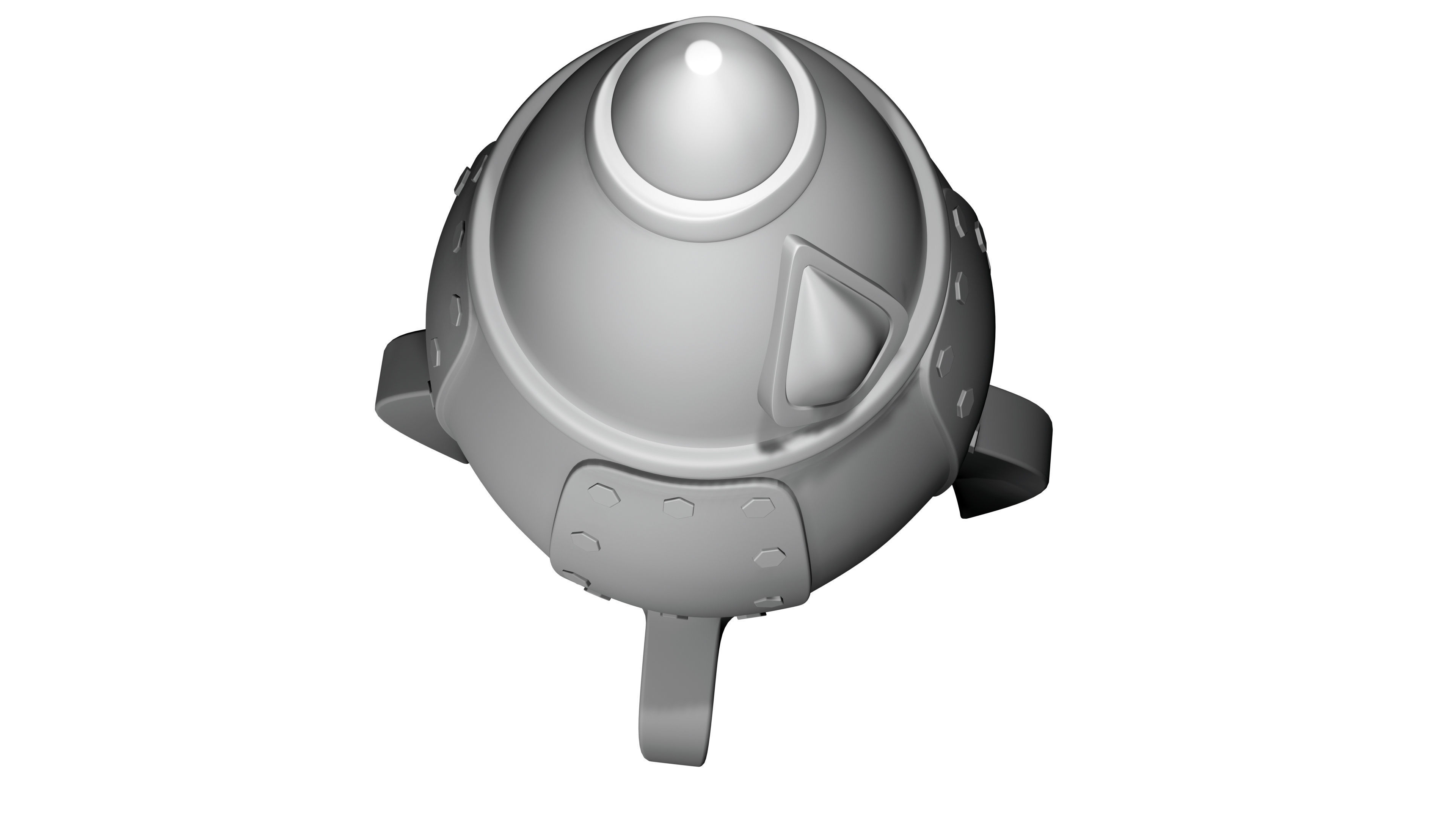Toy Rocket Space Ship 3D model_14