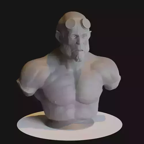 Hellboy bust