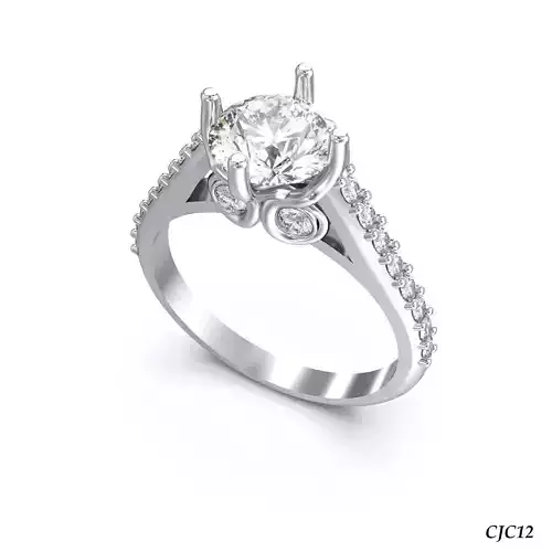 CJC012 Ladies womans womens diamond ruby emerald Rings