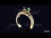 CJC014 Ladies womans womens diamond ruby emerald Rings 3D print model_1