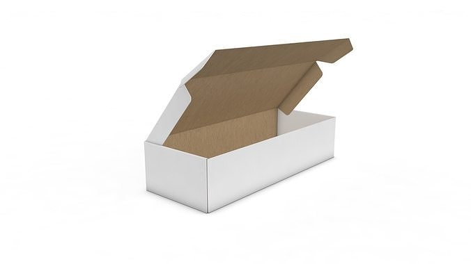 Adjustable and Rigged Box Package All in one 3D model 7