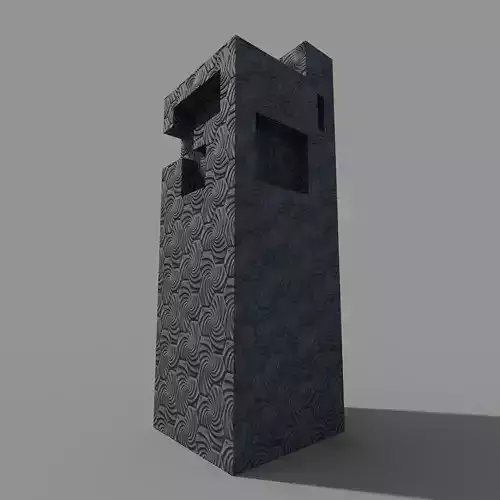 Monument tower made of concrete