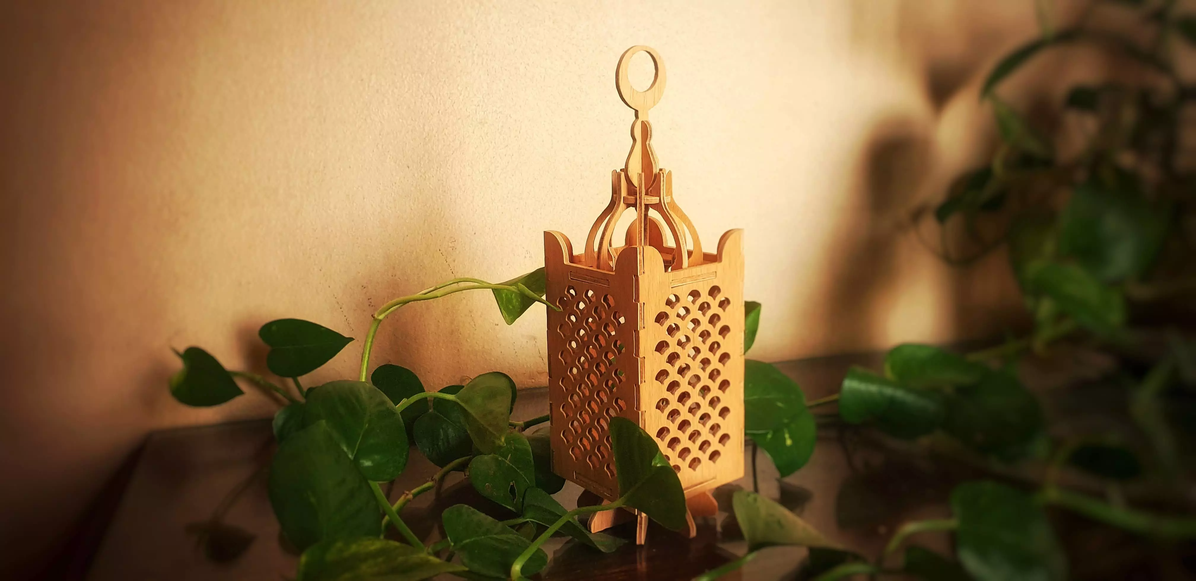 Arabian Lantern Low-poly 3D model_0