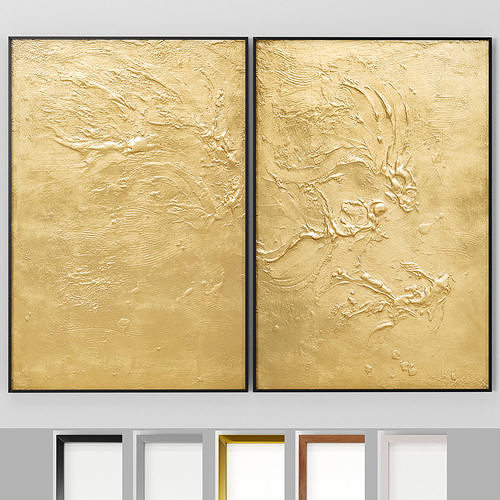 Art Frams 41- Wall mural Abstraction 3D model