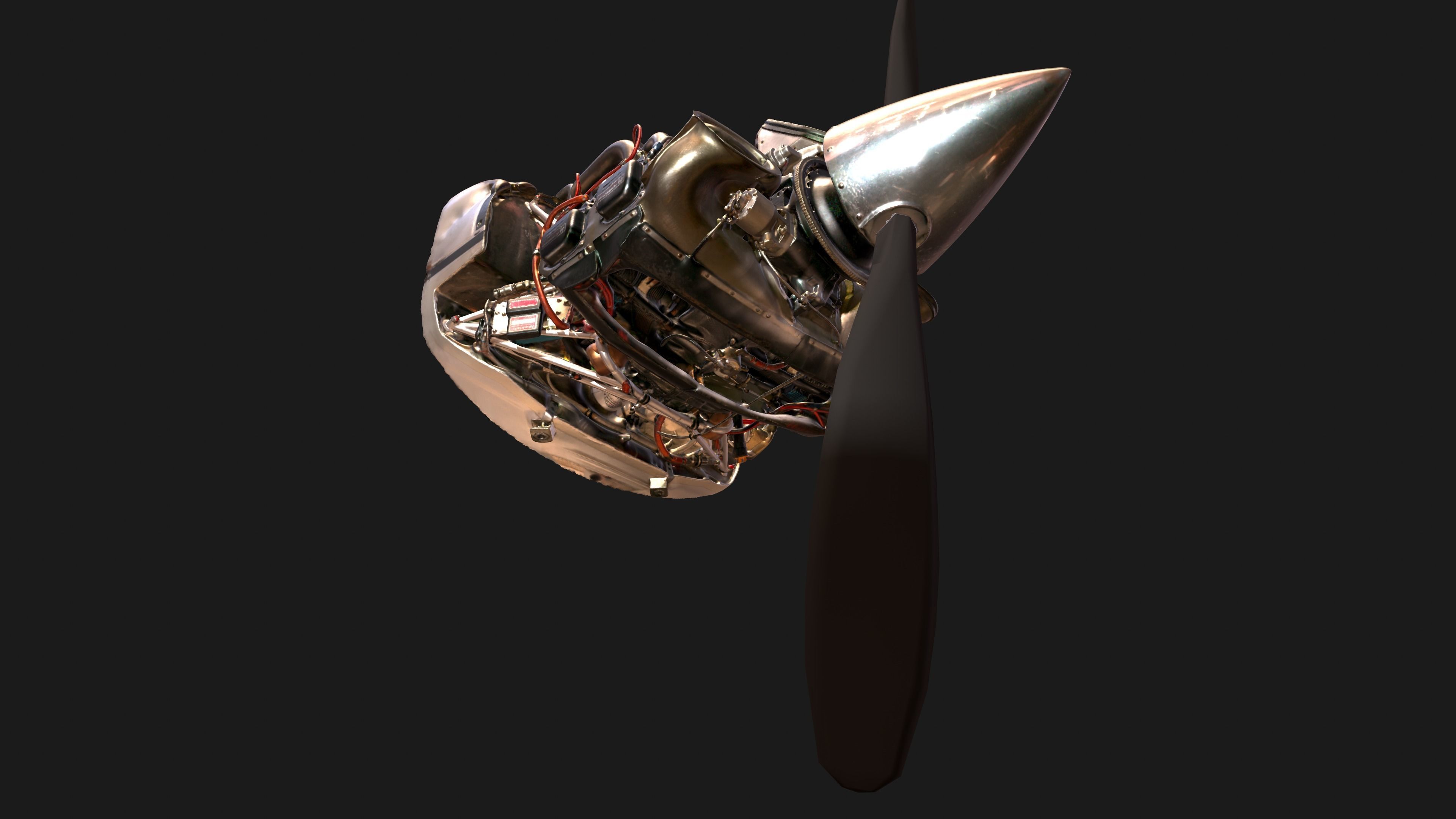 Engine scanned 3d models 3D model_6